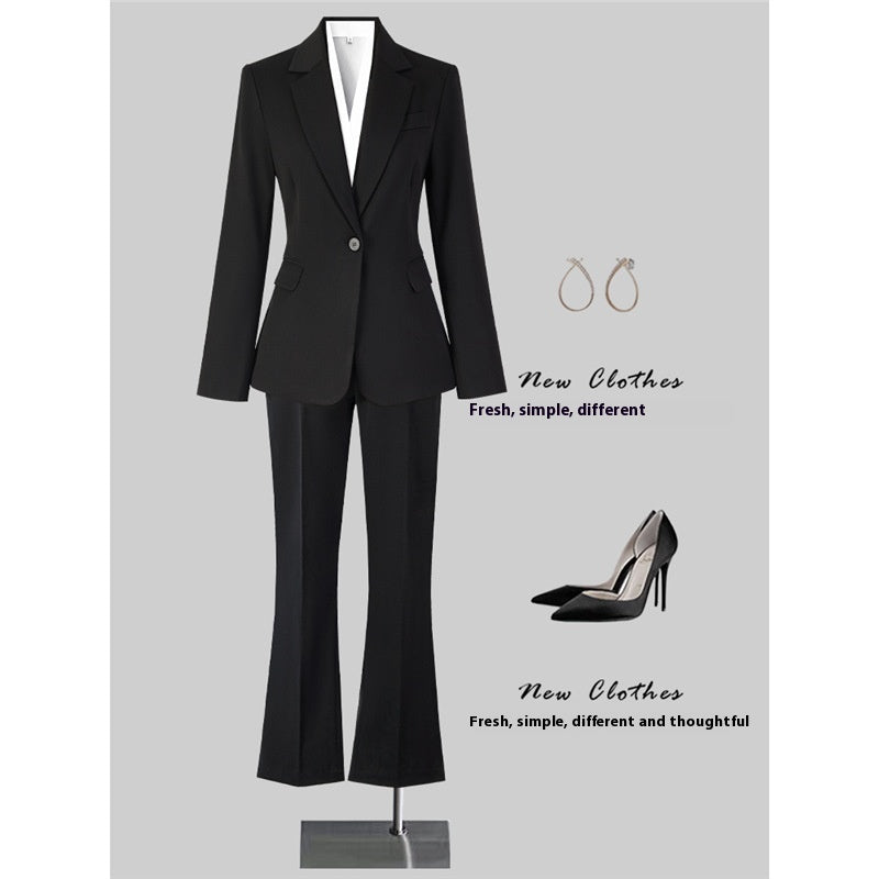 Women's Minimalist Formal Button Up Suit Jacket