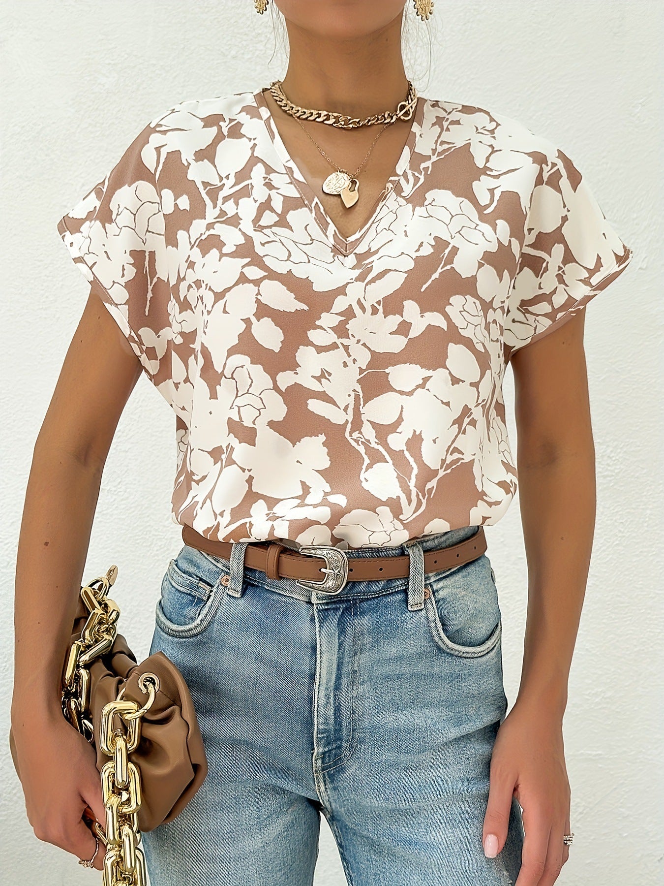 Summer Casual Short Sleeve T-shirt Top Women